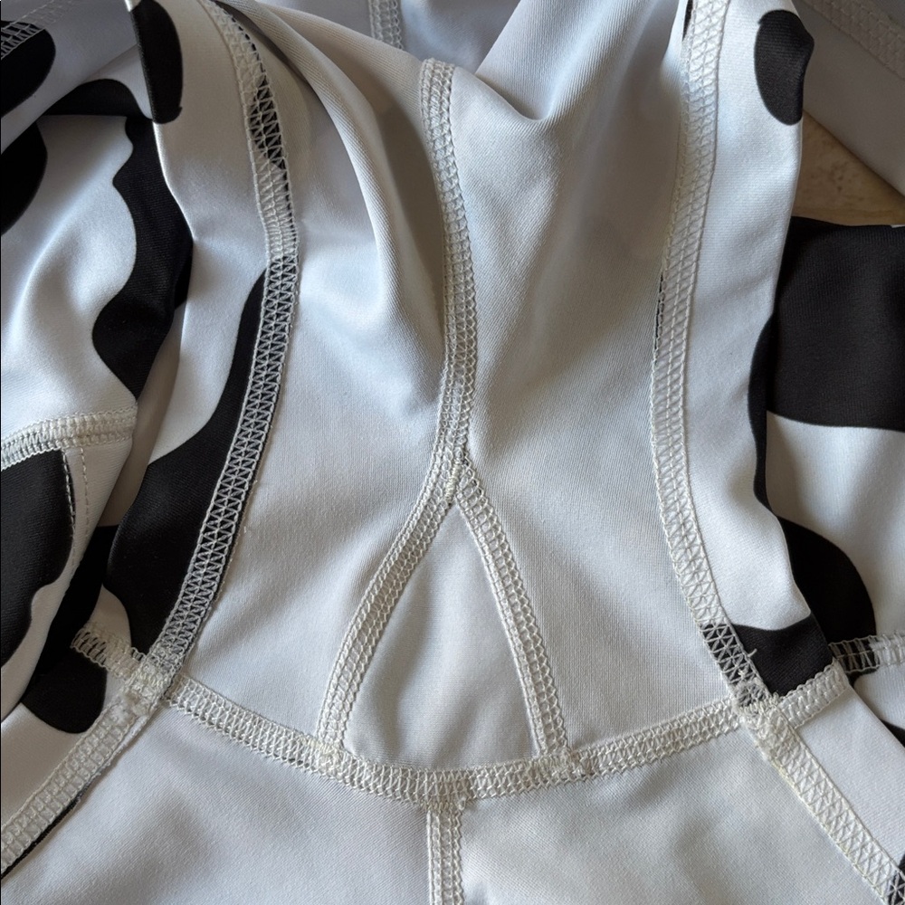 Feed Me Fight Me Black and White Athletic Shorts - Picture 4 of 7